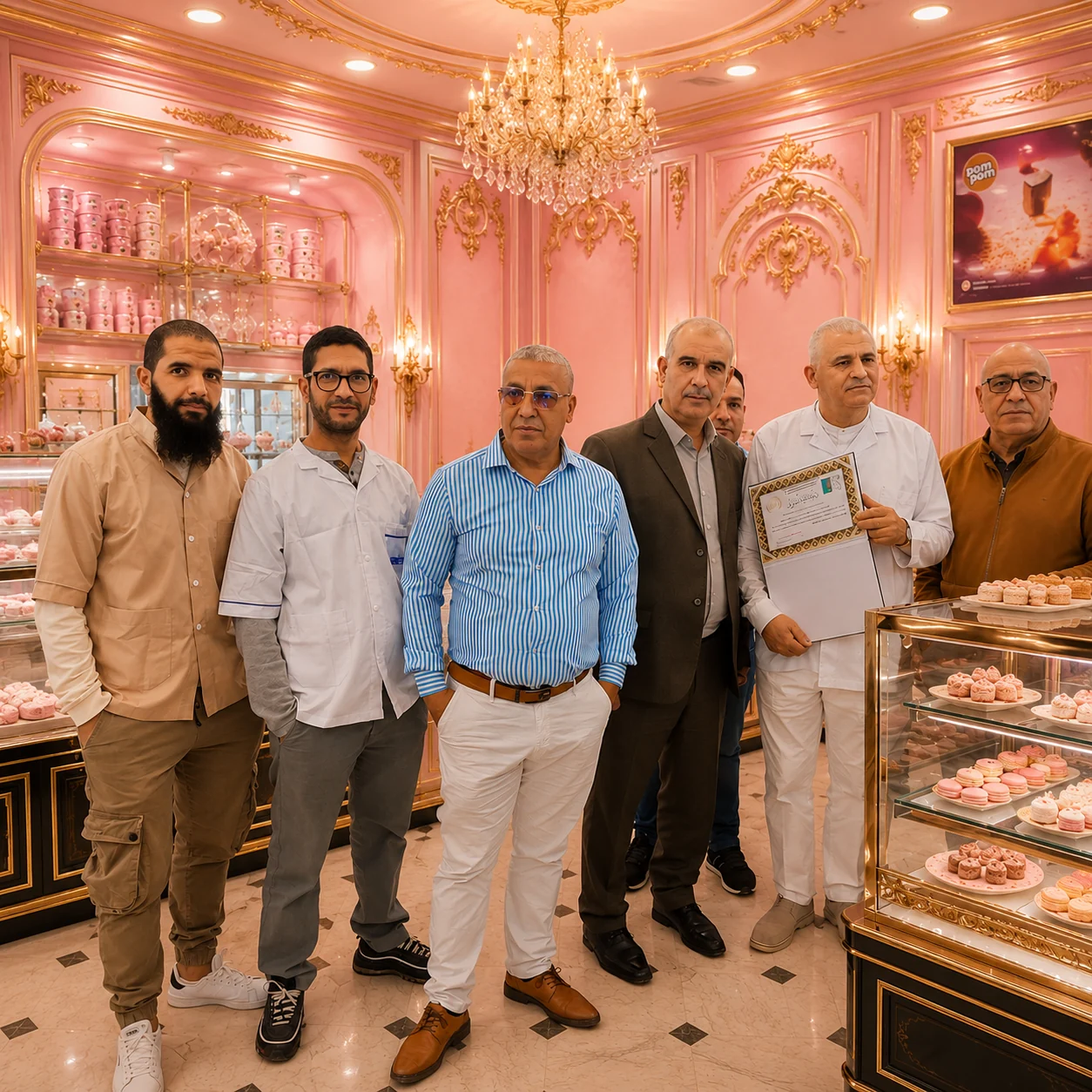 Équipe Pâtisserie Gargat dans la boutique