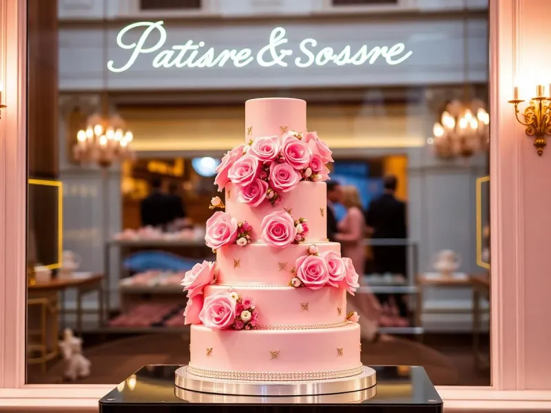 Pièce montée mariage — création Pâtisserie Gargat