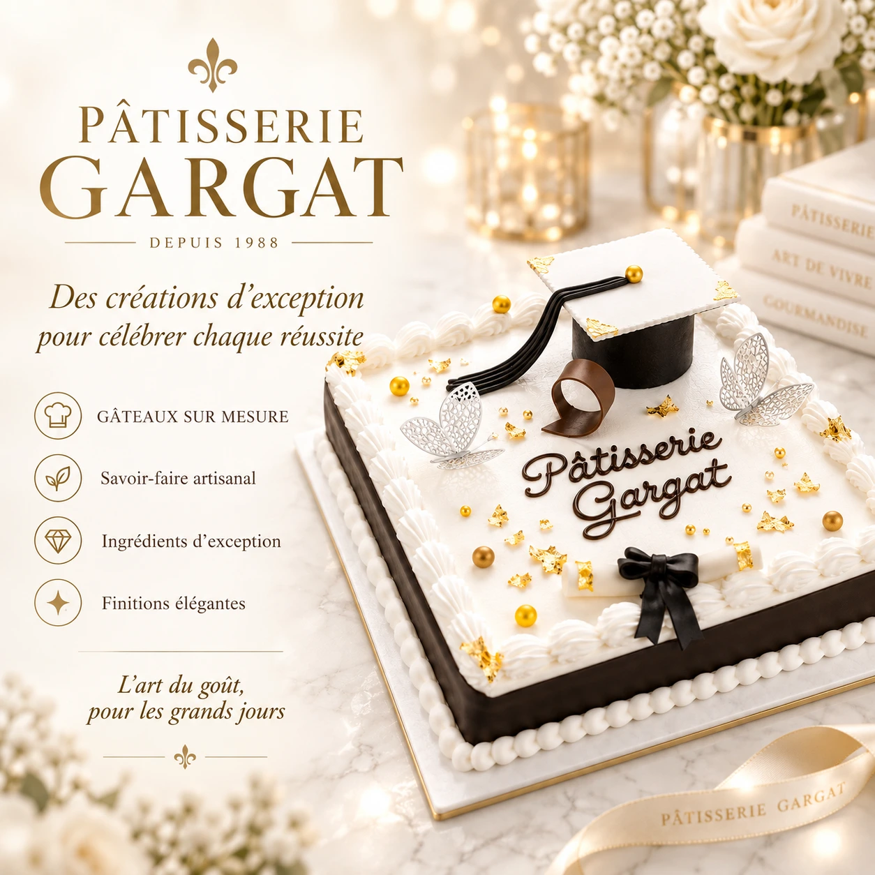 Pâtisserie Gargat — création Pâtisserie Gargat