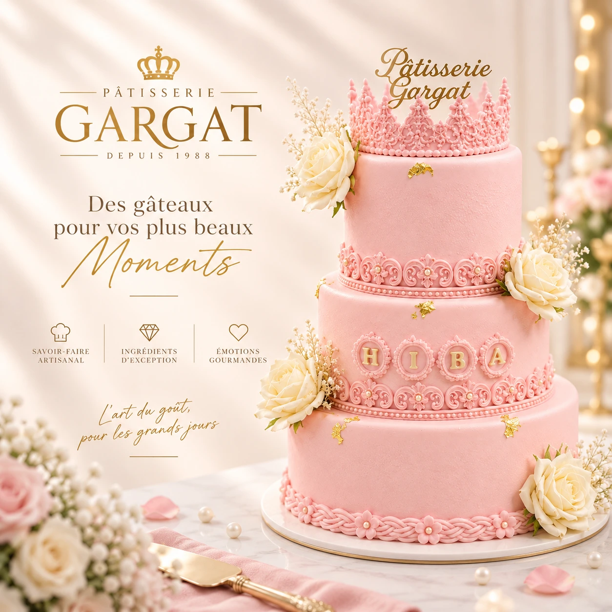 Pâtisserie Gargat — création Pâtisserie Gargat