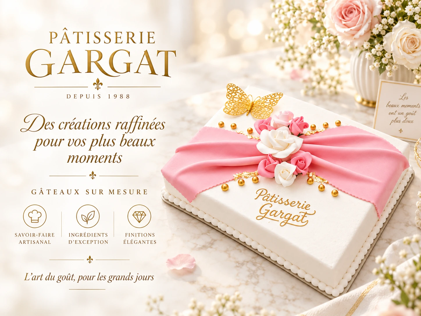Pâtisserie Gargat — création Pâtisserie Gargat