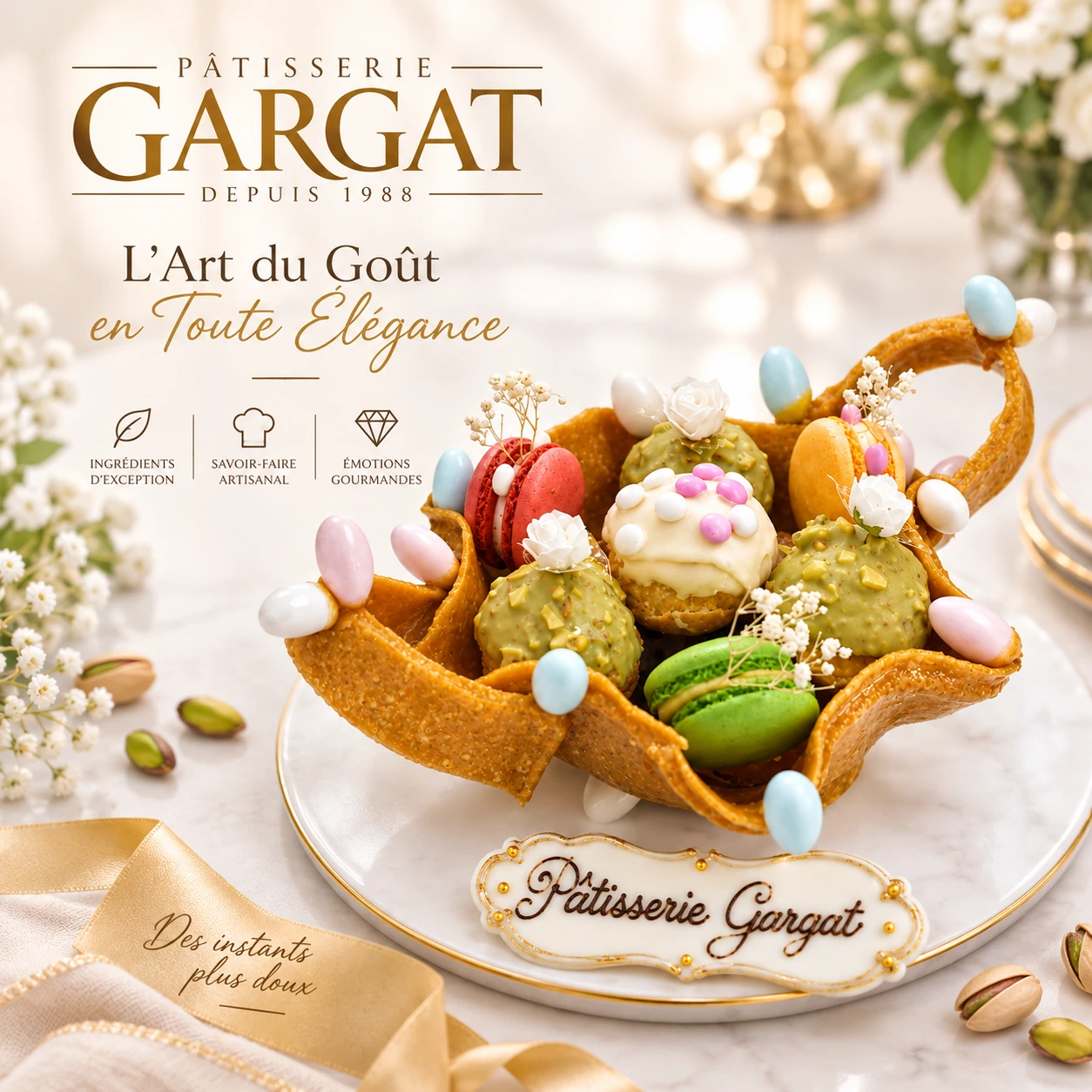 Pâtisserie Gargat — création Pâtisserie Gargat