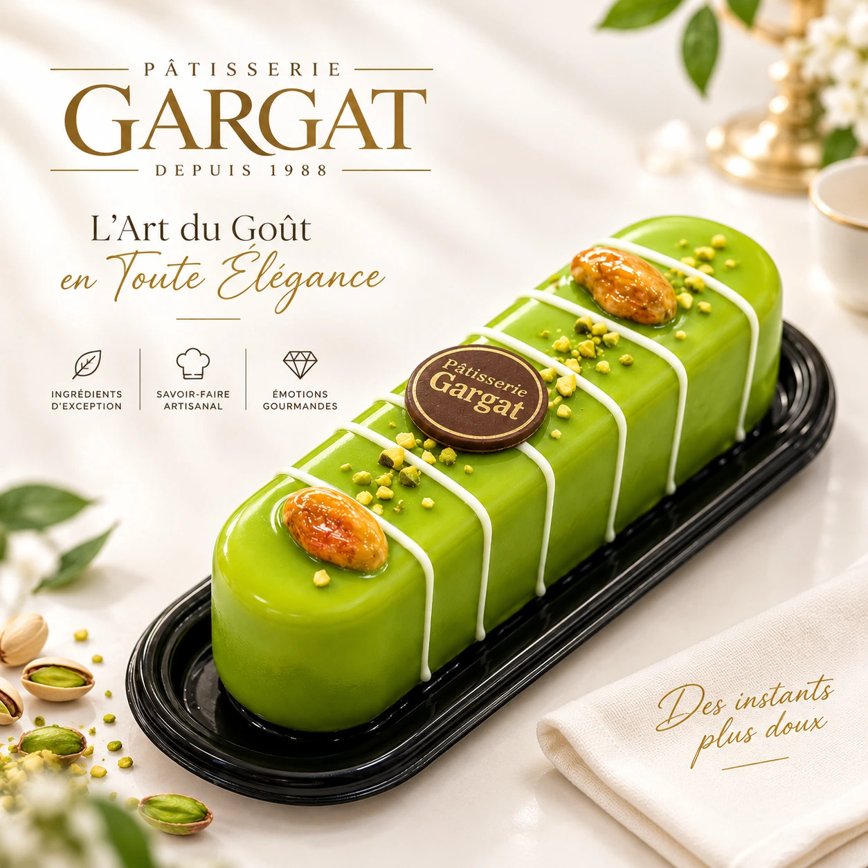 Pâtisserie Gargat — création Pâtisserie Gargat