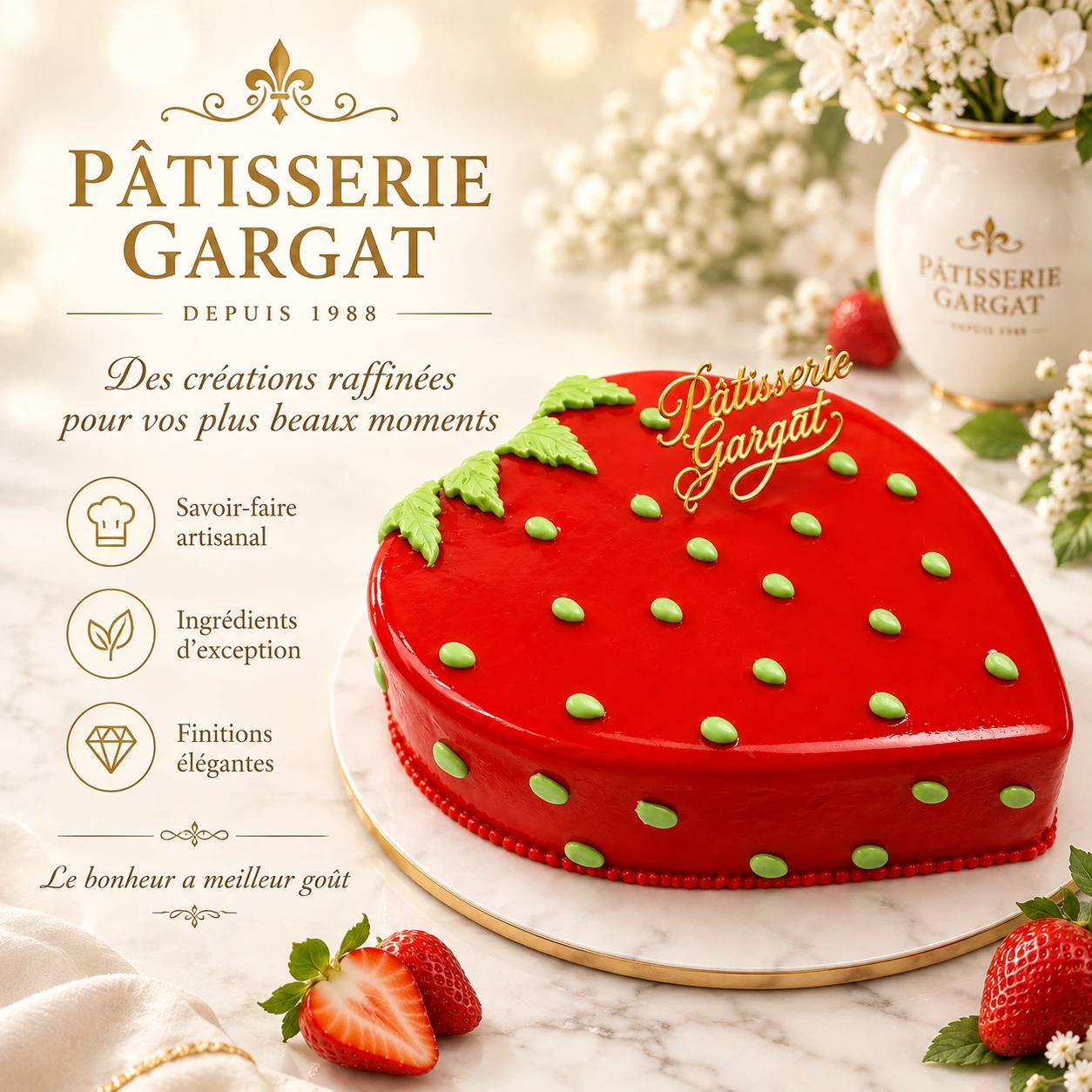 Pâtisserie Gargat — création Pâtisserie Gargat