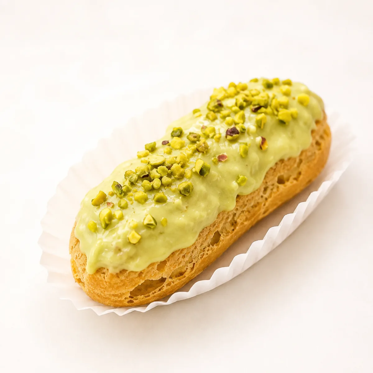 Éclair à la pistache — Pâtisserie Gargat