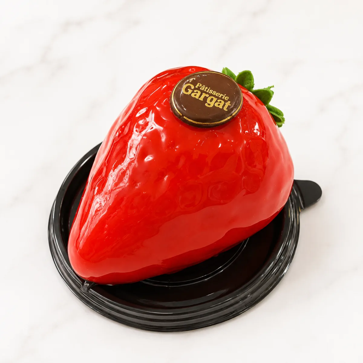 Trompe l’œil la fraise  — Pâtisserie Gargat
