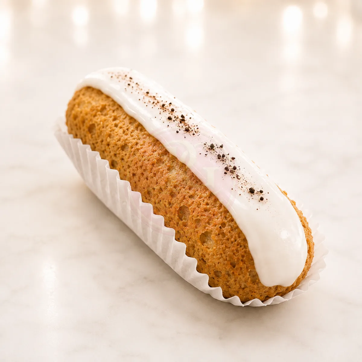 Eclair au chocolat blanc — Pâtisserie Gargat