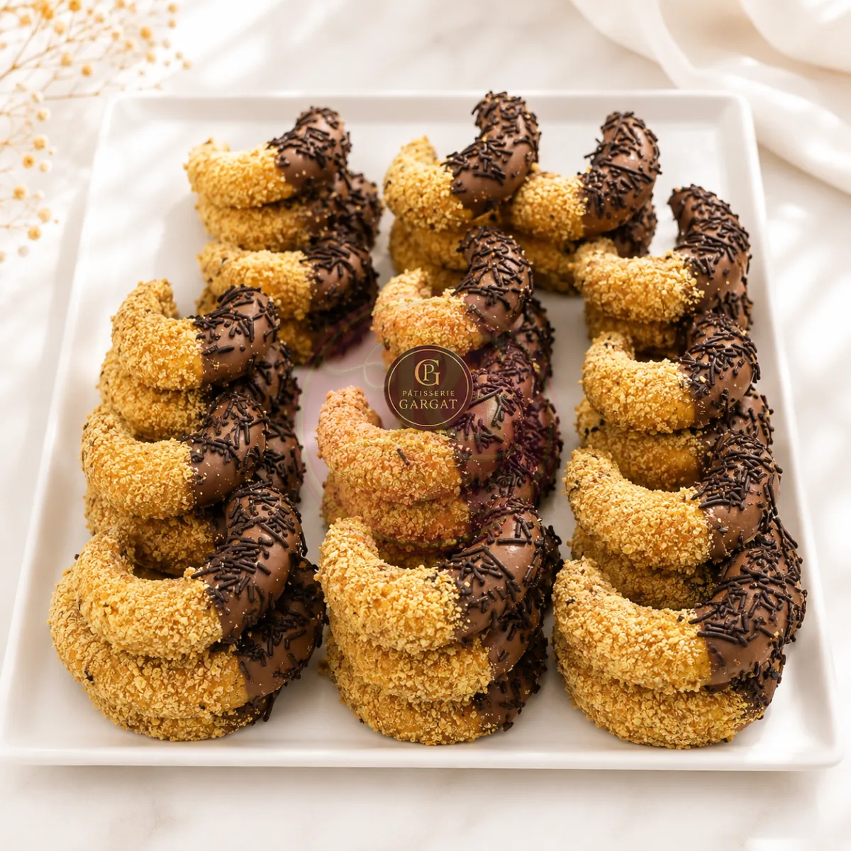 Gâteau tcharek au chocolat — Pâtisserie Gargat