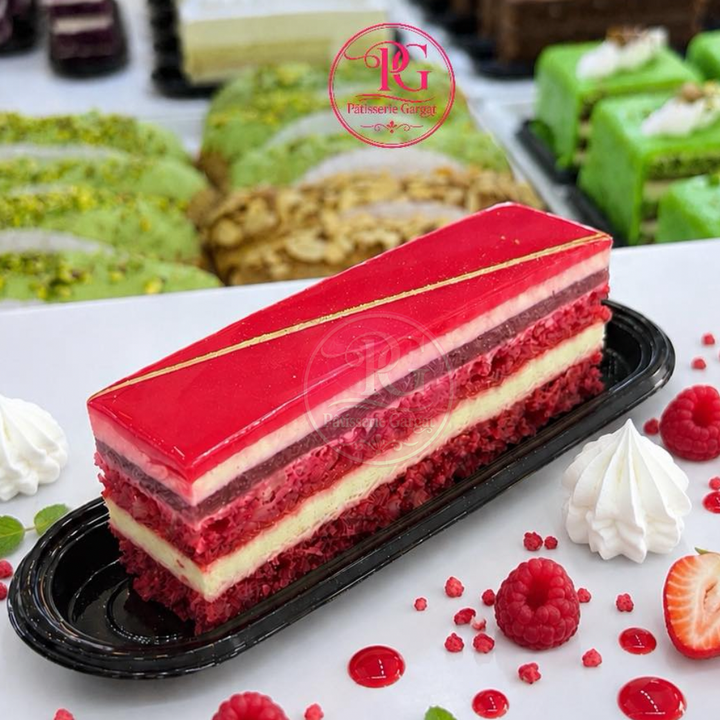 Rasberry lemon cheese cake — Pâtisserie Gargat