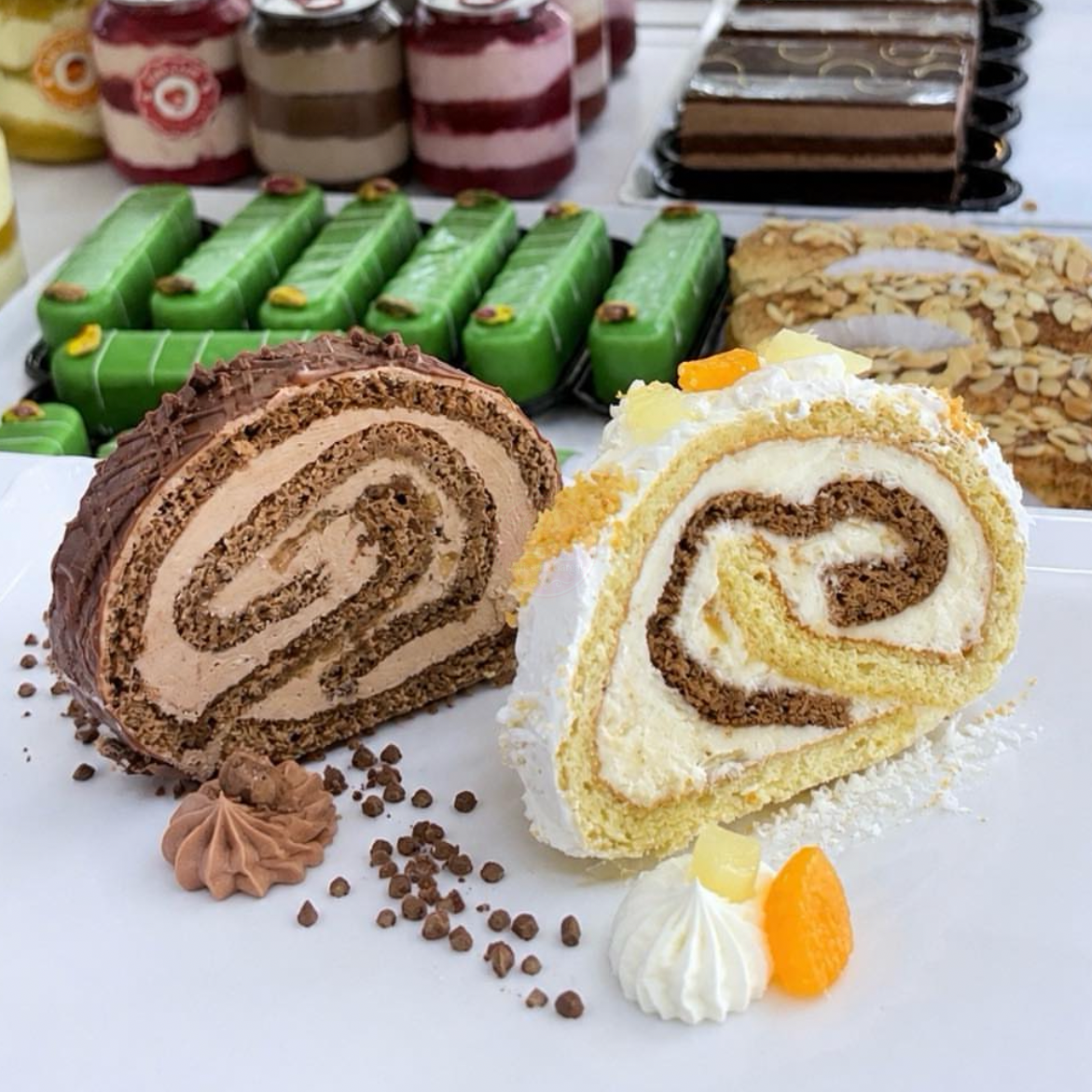 Roulé vanille / chocolat — Pâtisserie Gargat