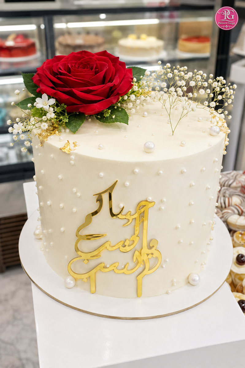 Layer cake fiançailles