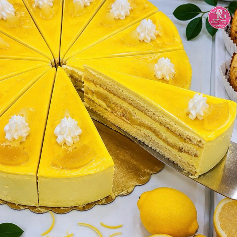 Part de tarte au citron — Pâtisserie Gargat