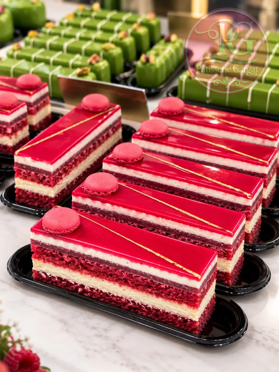 Tranche fraise — Pâtisserie Gargat