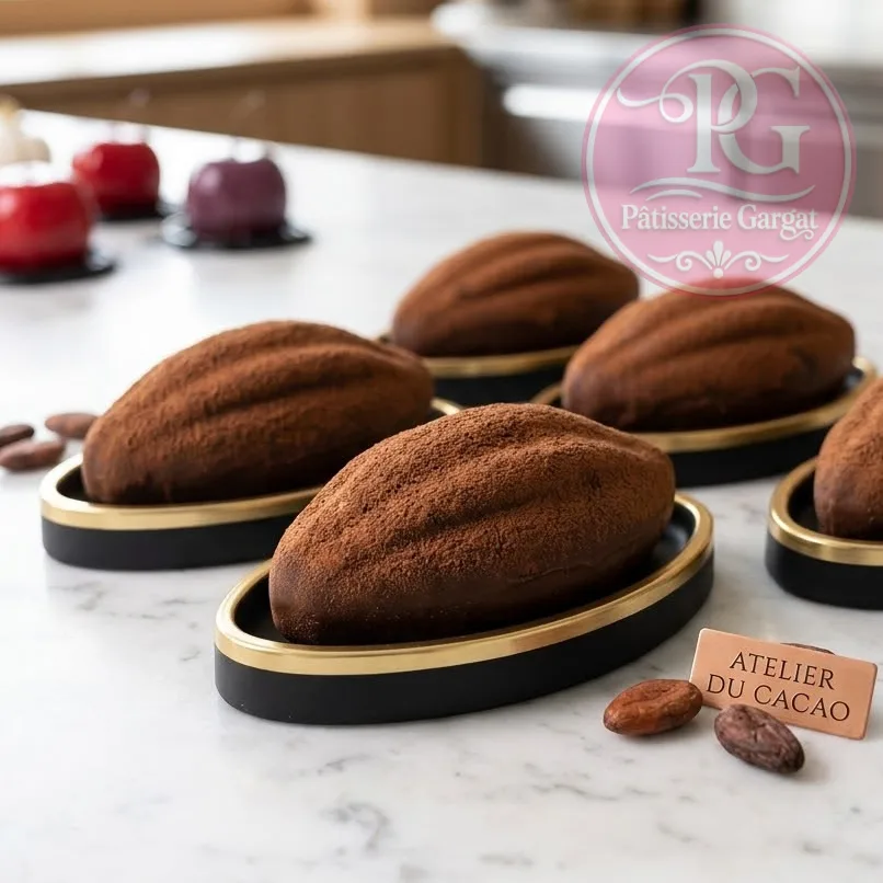 Trompe l'oeil cacao — Pâtisserie Gargat